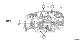 honda B__3612 НАСАДКА КРЕПЛЕНИЯ (LOWER)