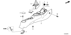 honda B__3740 КОНСОЛЬ