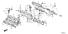 honda E__0310 ТОПЛИВНЫЙ ИНЖЕКТОР
