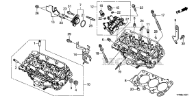 honda E__1001 REAR CYLINDER HEAD