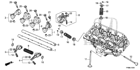 honda E__1200 КЛАПАН/ КОРОМЫСЛО (FRONT)