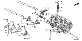 honda E__1201 КЛАПАН/ КОРОМЫСЛО (REAR)