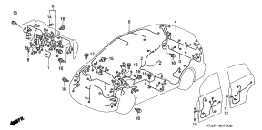 honda B__0700 WIRE HARNESS