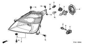 honda B__0800 ФАРА (-