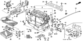 honda B__1720 ОТОПИТЕЛЬ