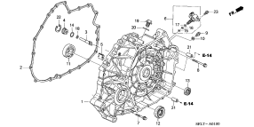 honda ATM0100 FLYWHEEL CASE