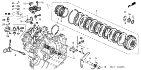 honda ATM0400 ХРАПОВИК КОЛЕНВАЛА