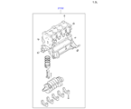 hyundai 2020212 Короткоходный двигатель в сборе (02/05)