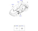 hyundai 9191511 электропроводка пола