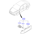 hyundai 9192311 повторитель поворота