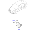 hyundai 9196611 звуковой сигнал