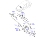 hyundai 9198111 стеклоочиститель ветрового стекла