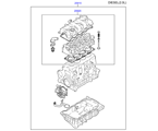 hyundai 2020313 набор прокладок двигателя (03/03)