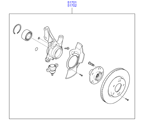 hyundai 5858112 Тормозной механизм переднего колеса (02/02)