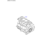 hyundai 2020213 Короткоходный двигатель в сборе (03/03)