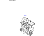 hyundai 2020112 Подрамник двигателя в сборе (02/04)