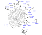 hyundai 2839012 электронный блок управления двигателем (02/03)