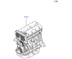 hyundai 2020111 Подрамник двигателя в сборе (01/03)