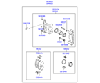 hyundai 5858311 тормозной механизм заднего колеса (01/03)