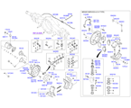 hyundai 50500D11 Барабанный тормозной механизм заднего колеса