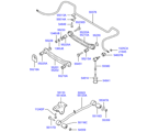 hyundai 5455511 Рычаг задней подвески