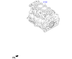 hyundai 20202B21 Короткоходный двигатель в сборе
