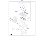 hyundai 20203A11 набор прокладок двигателя (01/02)