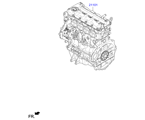 hyundai 20201B11 SUB ENGINE