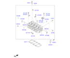 hyundai 20221B11 CYLINDER HEAD