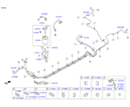 hyundai 31313B12 FUEL LINE (02/03)