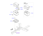 hyundai 3737111 BATTERY & CABLE