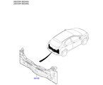 hyundai 6069011 Задняя панель и крышка багажного отделения (01/02)