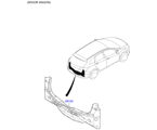hyundai 6069012 Задняя панель и крышка багажного отделения (02/02)
