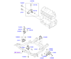 hyundai 20216B11 Подвеска двигателя и коробки передач