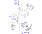 hyundai 25255B11 Шланг и трубопровод  охлаждающей жидкости