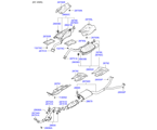 hyundai 28286A12 MUFFLER & EXHAUST PIPE (02/02)