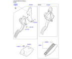 hyundai 3232711 ACCELERATOR PEDAL (01/03)