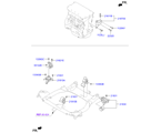 hyundai 20216A11 Подвеска двигателя и коробки передач (01/02)