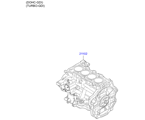 hyundai 20202A12 Короткоходный двигатель в сборе (02/02)