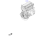 hyundai 20201A11 Подрамник двигателя в сборе
