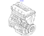 hyundai 20201A21 Подрамник двигателя в сборе