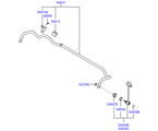 hyundai 5454811 стабилизатор поперечной устойчивости