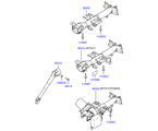 hyundai 5656311 Рулевая колонка и вал