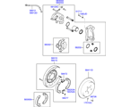 hyundai 5858312 тормозной механизм заднего колеса (02/02)