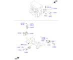 hyundai 20216A11 Подвеска двигателя и коробки передач