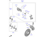 hyundai 5858312 тормозной механизм заднего колеса (02/02)