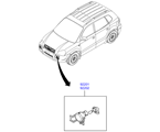 hyundai 9192311 повторитель поворота