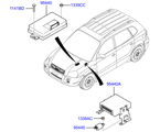 hyundai 9195411 TRANSMISSION CONTROL UNIT