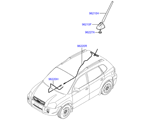 hyundai 9196211 антенна