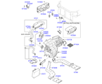 hyundai 97971A11 Управление климатической установкой и воздуховоды